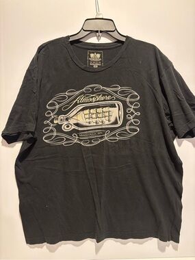 Atmosphere Black Short Sleeve Graphic Tee